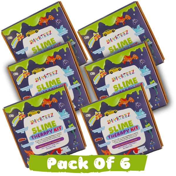Birthday Return Gift for Boys | Pack of 6 | Slime KIT | Colorful Slime | Shimmer Slime | Safe | Non Toxic | PARABEN Free | Kid Friendly