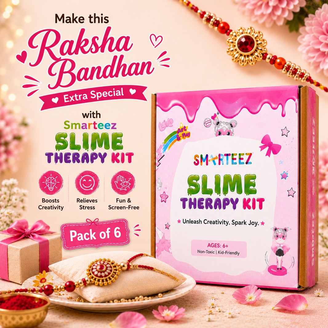 Raksha Bandhan Special For Girls - Shimmer Slime Therapy Kit (Pack of 6)