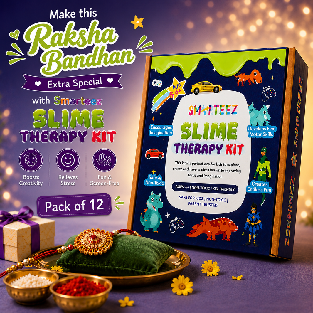 Raksha Bandhan Special For Boys - Shimmer Slime Therapy Kit (Pack of 12)