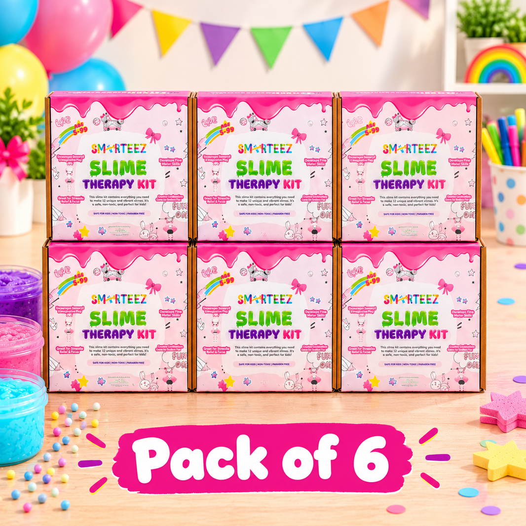 Pack of 6 – Shimmer Slime Therapy Kit