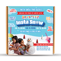 SMARTEEZ Insta Snow DIY Glow in Dark Snow Kit | Christmas & Birthday Decoration | Safe, Non-Toxic & Kid-Friendly