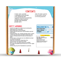 SMARTEEZ Insta Snow DIY Glow in Dark Snow Kit | Christmas & Birthday Decoration | Safe, Non-Toxic & Kid-Friendly