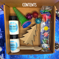 SMARTEEZ Insta Snow DIY Glow in Dark Snow Kit | Christmas & Birthday Decoration | Safe, Non-Toxic & Kid-Friendly