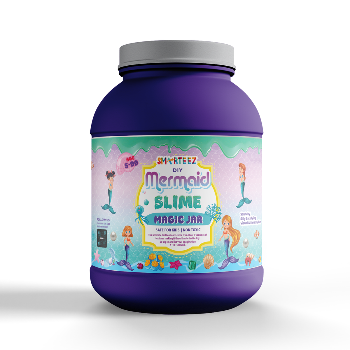 Smarteez Mermaid Slime Magic Jar