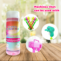 SMARTEEZ Bubblelicious | Pink and Blue Bubble Liquid | Safe | Non-Toxic | 500ml
